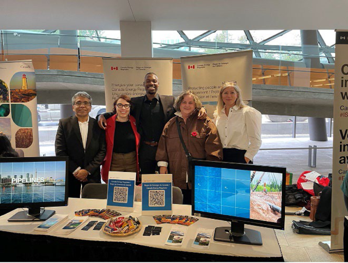 VP, People & Workforce Supports, and team at the Govt. of Canada Opportunities for Students and Recent Graduates with Disabilities Career Fair.