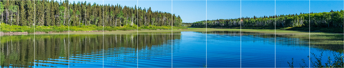 Banner: Mackenzie River flows near Fort Providence, Northwest Territories