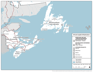 Figure 3: Crude Oil Infrastructure Map