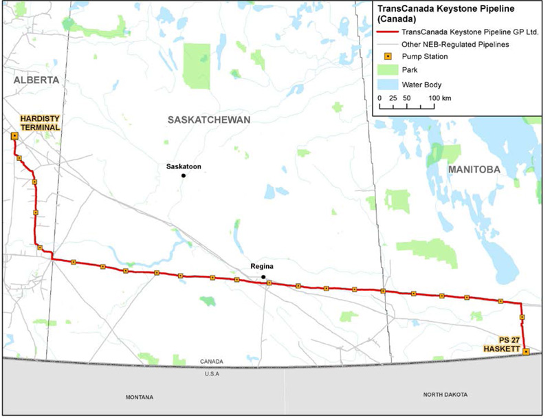 Figure 2: Keystone Pipeline