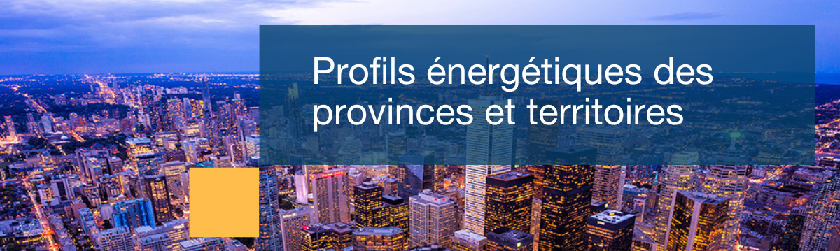 Explorez les profils énergétiques provinciaux et territoriaux à jour de la Régie pour savoir comment le Canada consomme, produit et utilise l’énergie